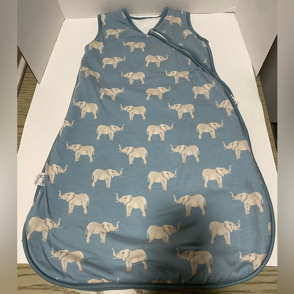 Copper Pearl elephant sleep sack